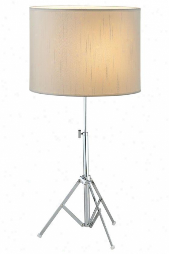 "chorus Table Lamp - 27.5""h, Silver Chrome"