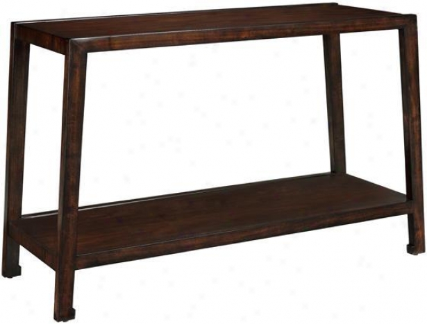 "clark Sofa Console Table - 28""hx46""w, Brown Wood"