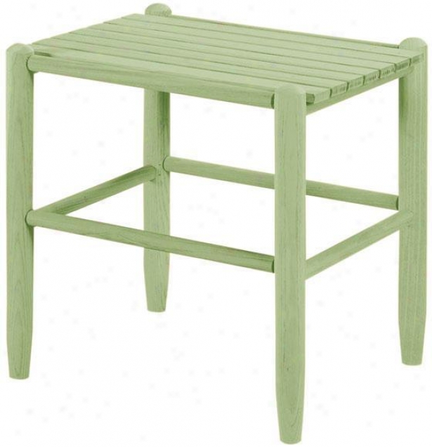 "classic Rocking Chair Accent Side Table - 19.5""hx16""wx18d, Green"