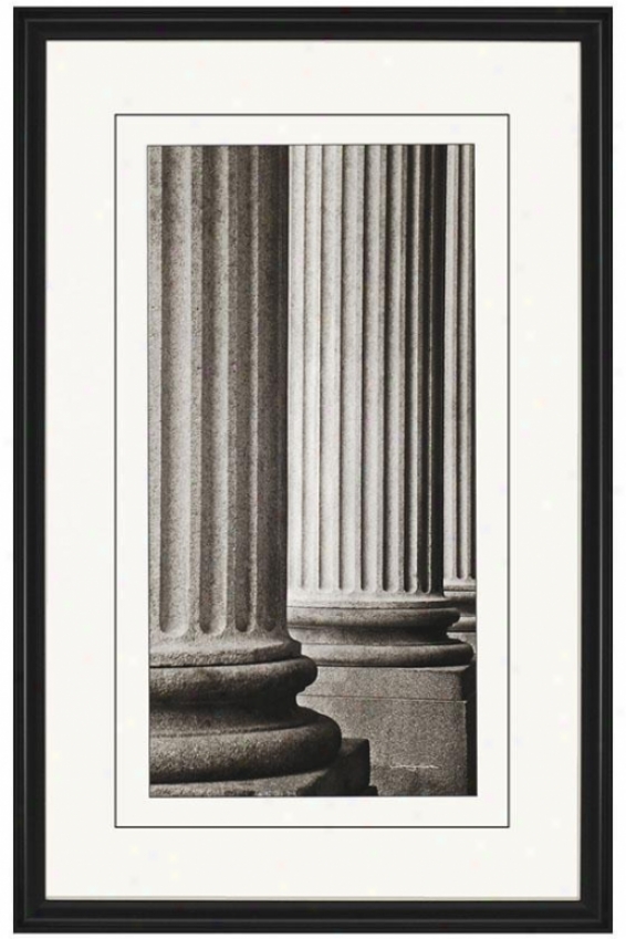 Colonnade Wall Art - Perspective, Black