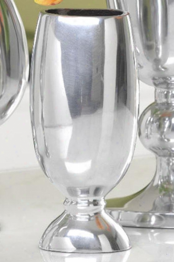 Contessa Vase - Contessa, Polished Silver