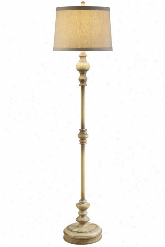 "cottaye Floor Lamp In Sun Bleached Taupe End - 61""h, Sun Blchd Taupe"