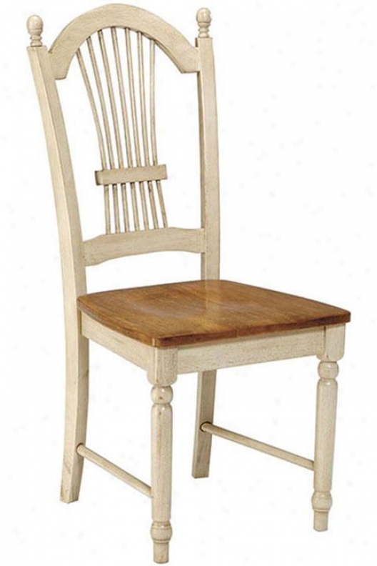 "country Cottage Chair - 39.5""hx17.75""w, White"