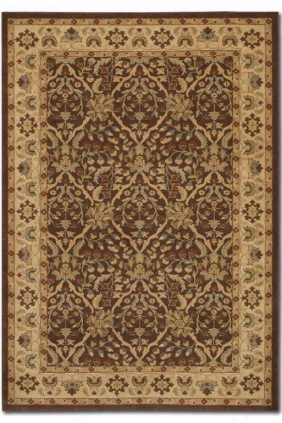 "couristan Birjand Area Rug - 7'10""x11'2"", Chocolate Brown"