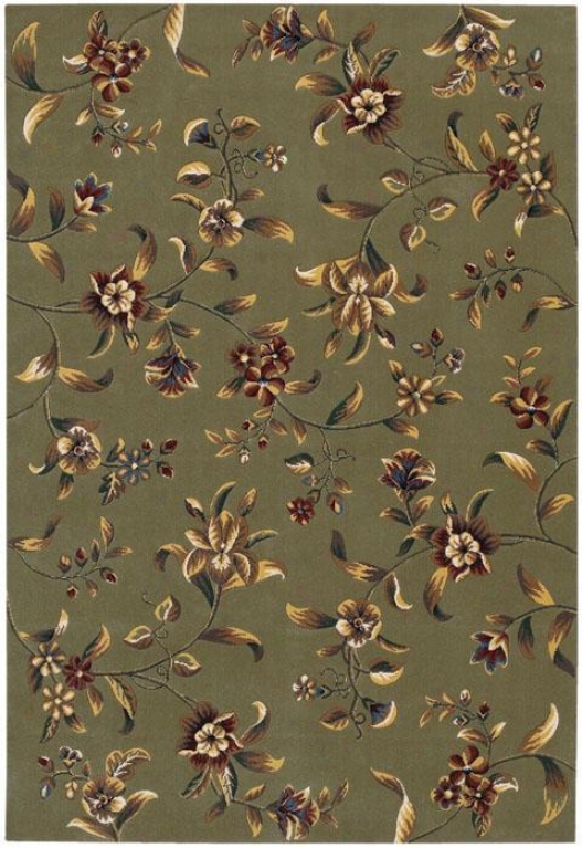 "couristan Budding Lily Area Rug - 2'2""x4'6"", Sage"