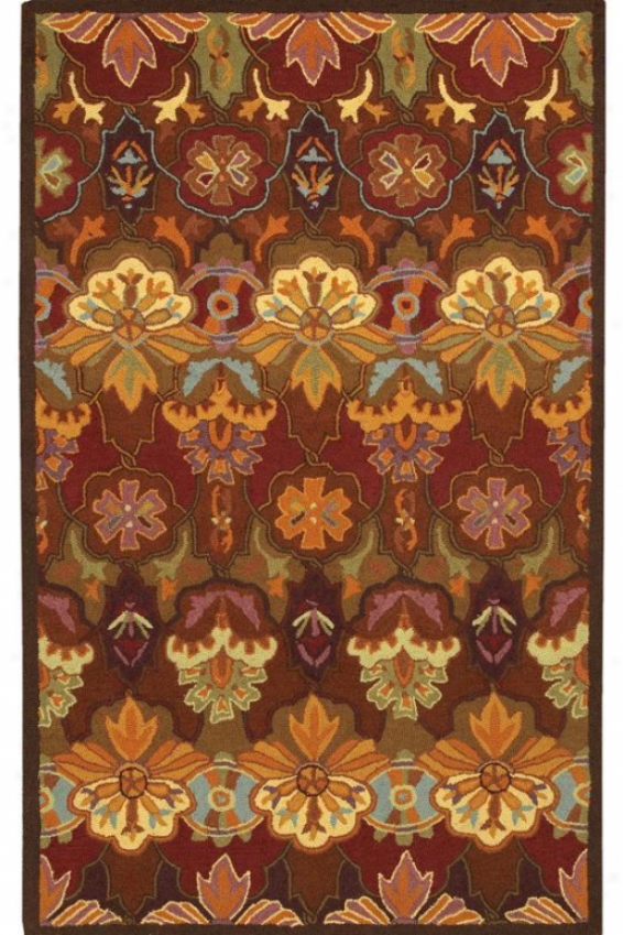 "couristan Orange Blossom Area Rug - 2'6""x8'6""runner, Multi"