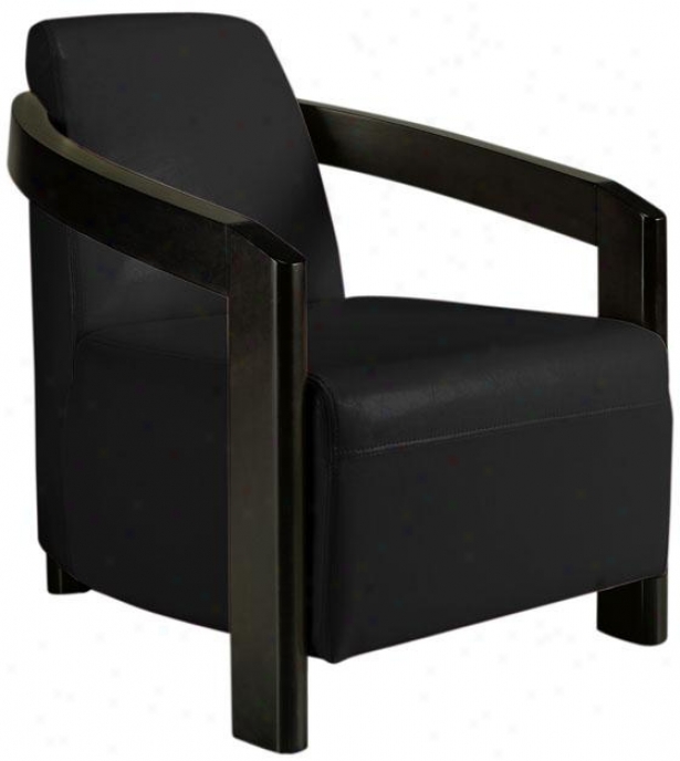 "cosel Arm Chair - 33""hx26.5""w, Black"