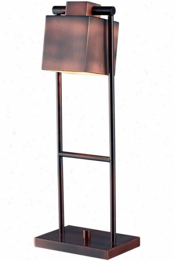 "crimmins Desk Lamp - 20""h, Vnitage Copper"