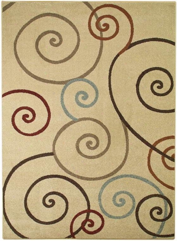 "cyclone Area Rug - 7'10""x10'6"", Ivory"