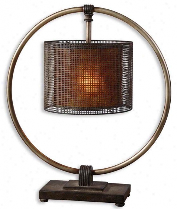 "dalou Table Lamp - 27.5""h, Bronze"