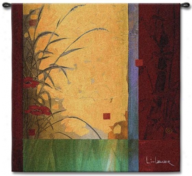 "dancing In The Wind Tapestry I - 44""hx44""w, Multi"