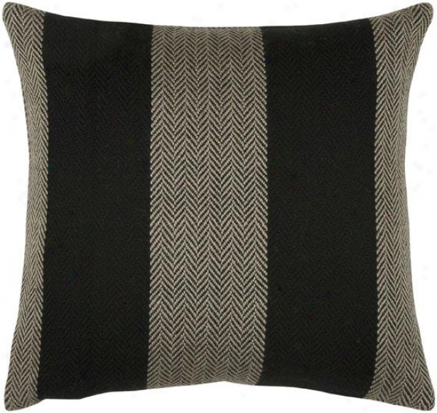 Dante Pillow - 18hx18w, Black