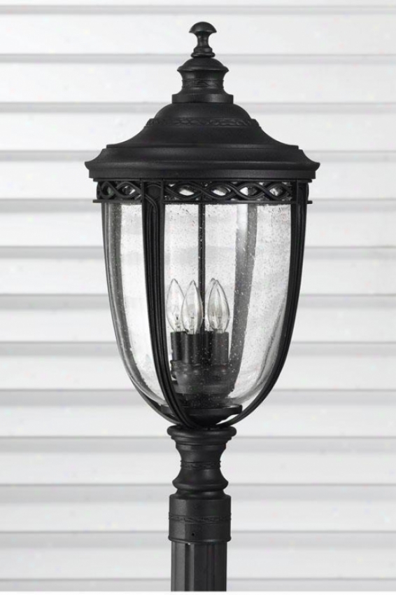 Darmoth Outdoor Lamp Post - Four Illumine, Black