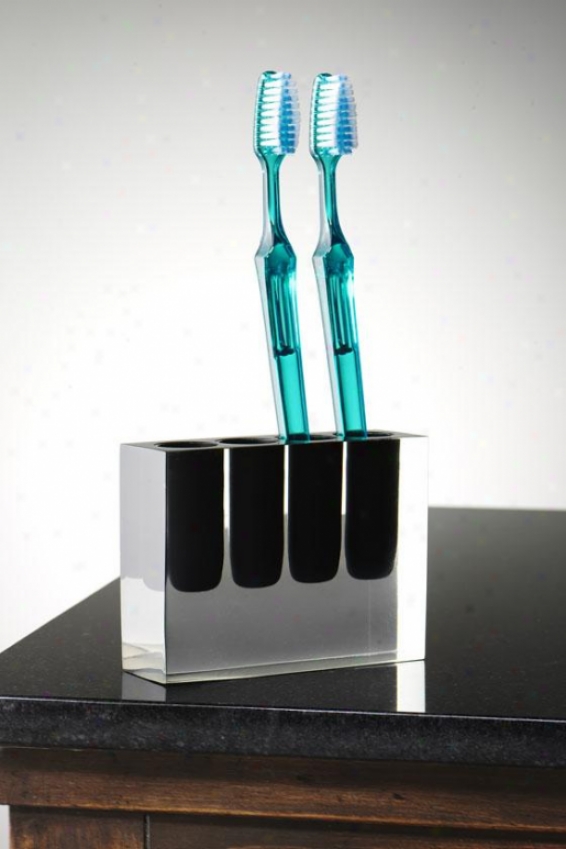 Deko Toothbrush Holder - Toothbrush Hldr, Black