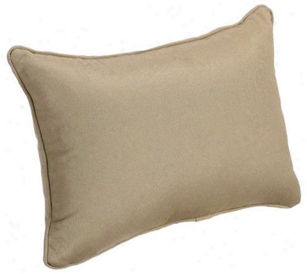 "deluxe 20""w Indoor Outdpor Make a cast Pillow - Sunbrella, Heather Beige"