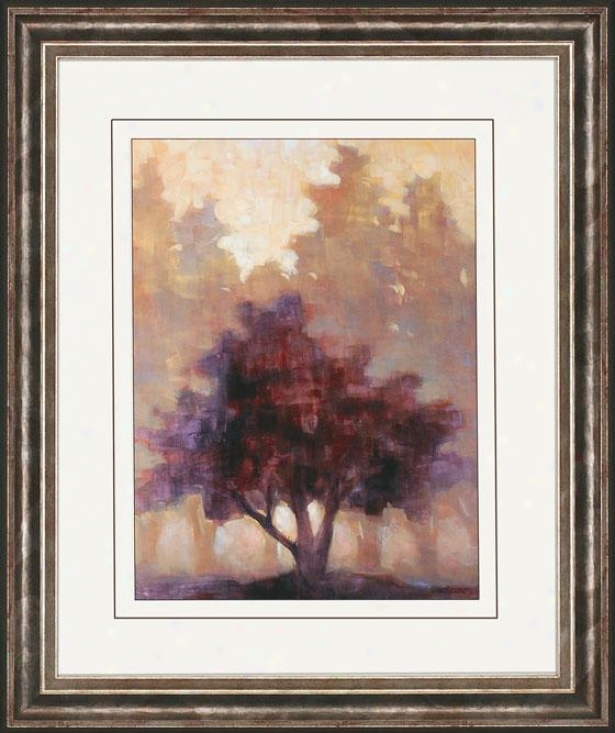 Discernment And Tranquolity Wall Art - I, Plum/beige