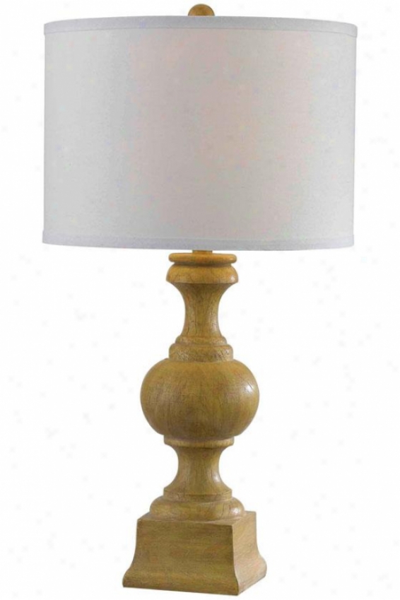 "derby Table Lamp - 29""hx15""d, Ntrl Wood Grain"