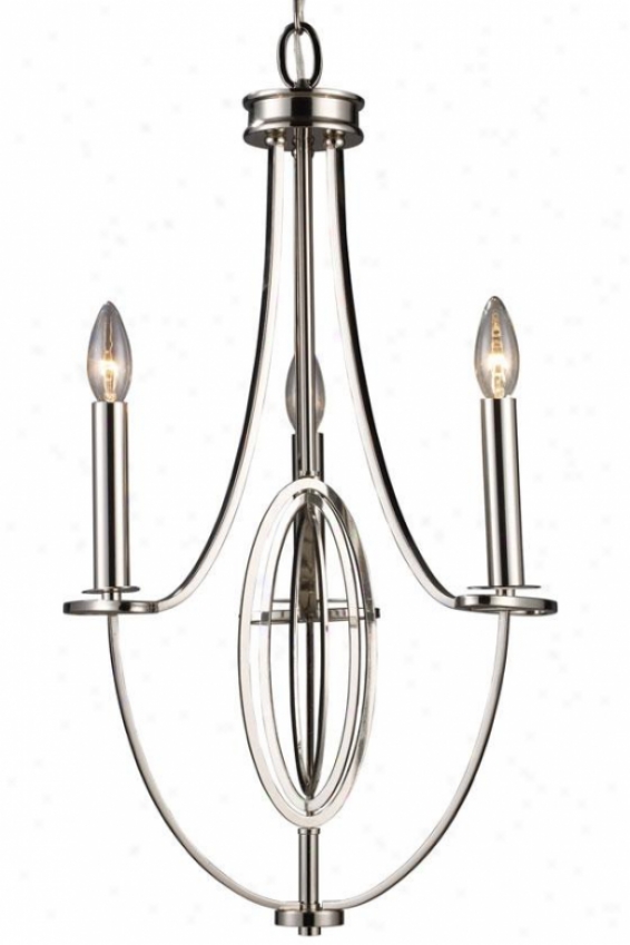 "devin Chandelier - 26""hx12""w, Steel Gray Nickel"