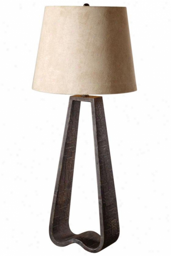 "devonte Table Lamp - 36""h, Distress Dk Brn"