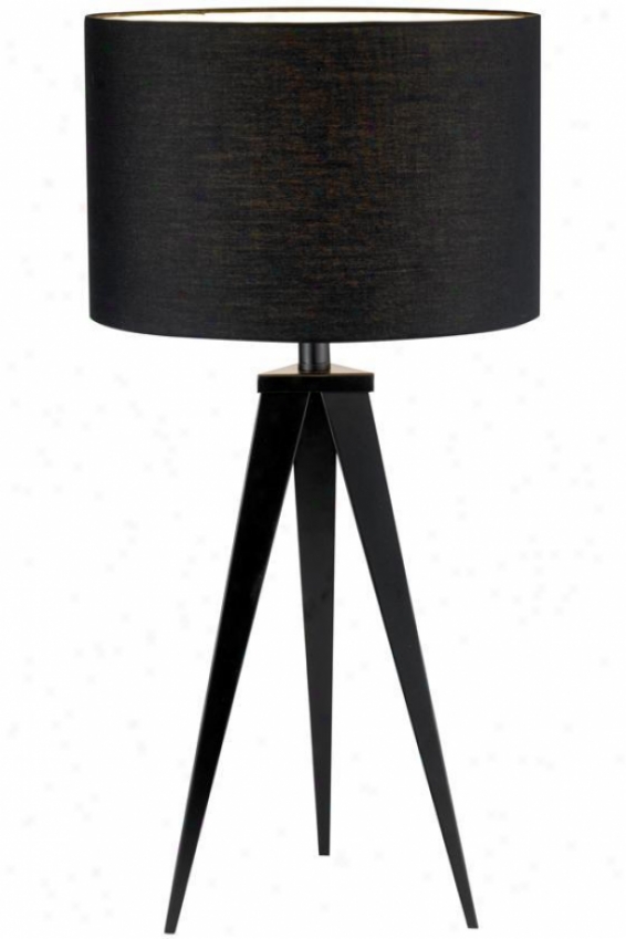 "director Table Lamp - 18""hx9""w, Black"