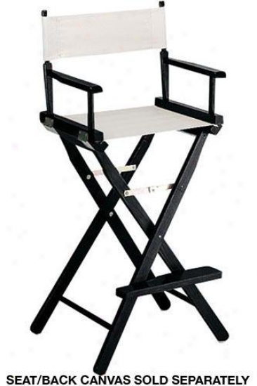 """director's Bar Stool Frame 30""""h Black - Director's Chairs Fr0m Home Decorators Collection"""