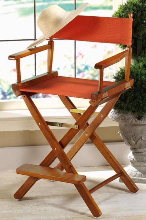 """director's Counter Stool Frame 24""""h Honey - Director's Chaurs From Home Decorators Collection"""