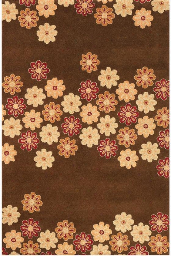 Dixie Area Rug - 8'x11', Chocolate Brown