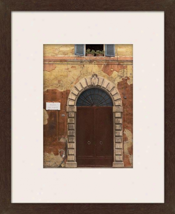 Passage Series Ii Framed Wall Art - Ii, Matted Espresso