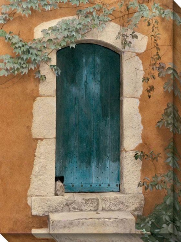 Door Series Iv Canvas Wall Art - Iv/blue Ivy, Multi