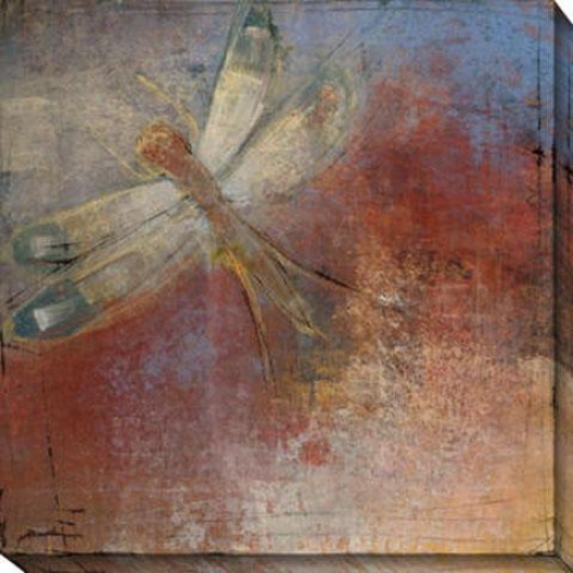Dragonfly I Canvas Wall Art - I, Purple