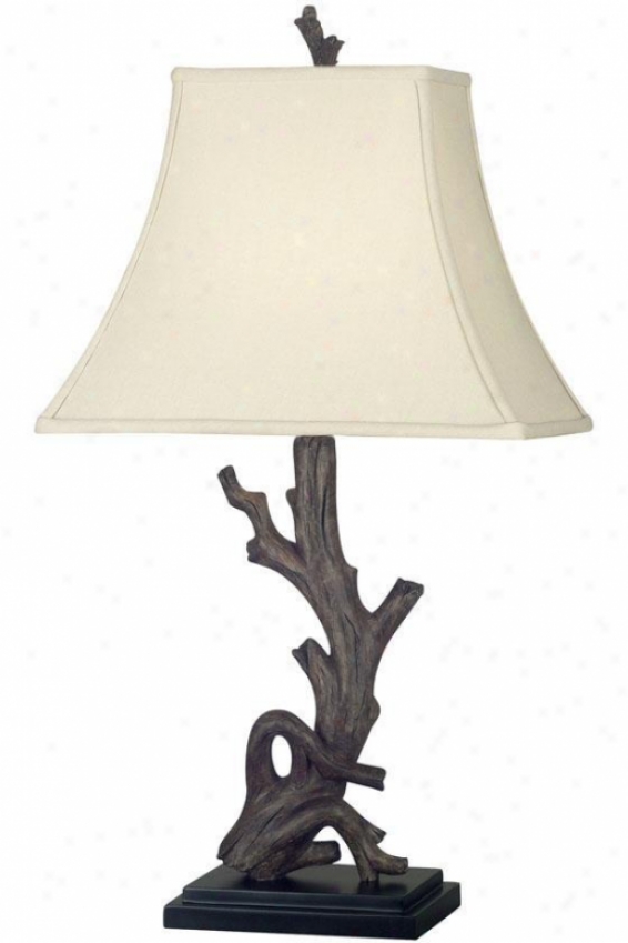 "drift Table Lamp - 30""h, Brown Forest"