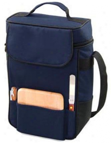 "duet Ii Insulated Tote - 14""hx6""wx10""d, Navy Blue"