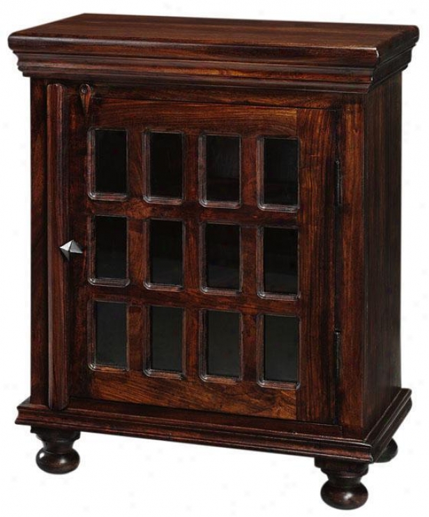 "east India Cabinet - 28""hx21""w, Brown Wood"