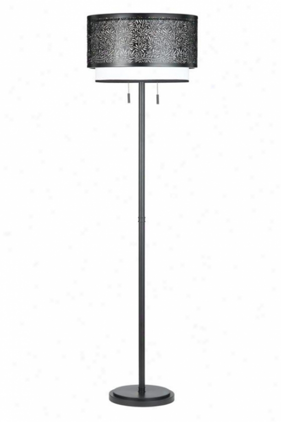 "eden Floor Lamp - 62.5""h, Black"