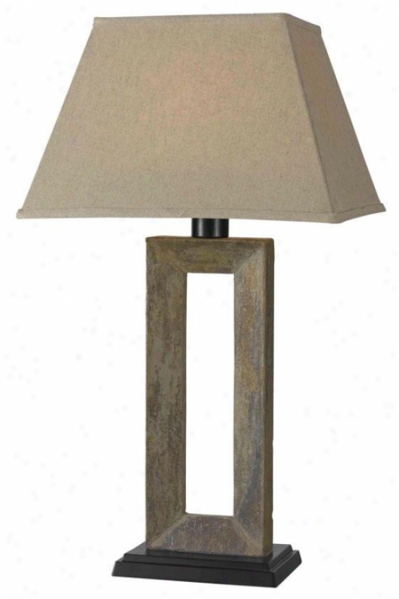 "egress Outdoor Table Lamp - 29"h" X 15""w, Beige"