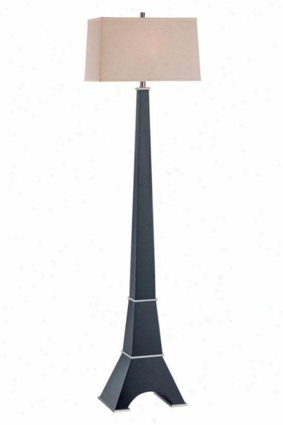 "eiffel Floor Lamp - 63h X 17""w, Brown Wood"