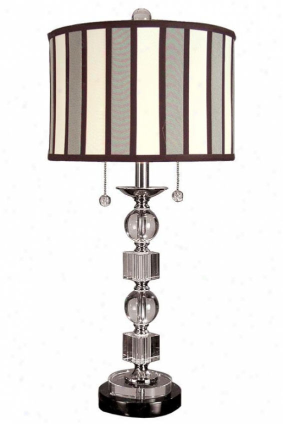 "electra 27.75""h Table Lamp - 27.75h X 13.5""d, Silver Nickel"