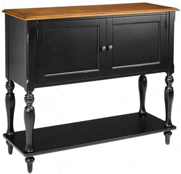 "embassy I Sideboard - 36.5""hx42.5""w, Black"