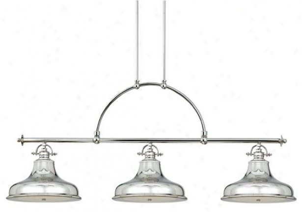 Emeline Island Chandelier - 3-light, Imperial Silver