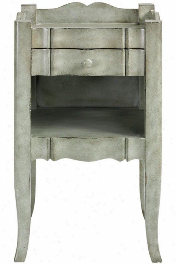 "emily Accent Side Table - 27""hx16""w, Grey"