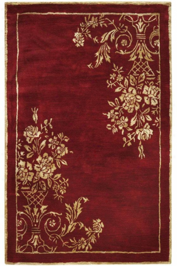 Exaltation Rug - 2'x3', Red