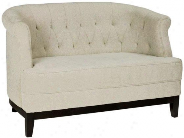 "emma Studio Tufted Sofa - 32""hx50""w, Txtrd Sld Natrl"