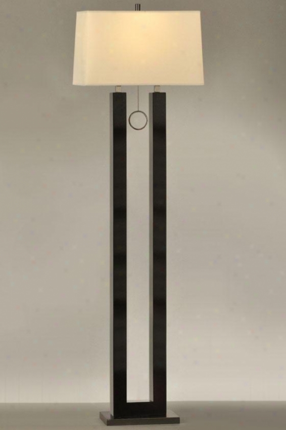 "erin Floor Lamp - 62h X 18x 38""w, Black"