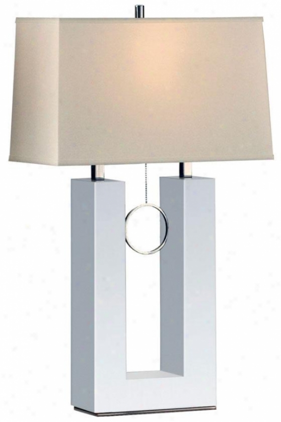 "erin Standing Table Lamp - 30.5h X 18""w, White"