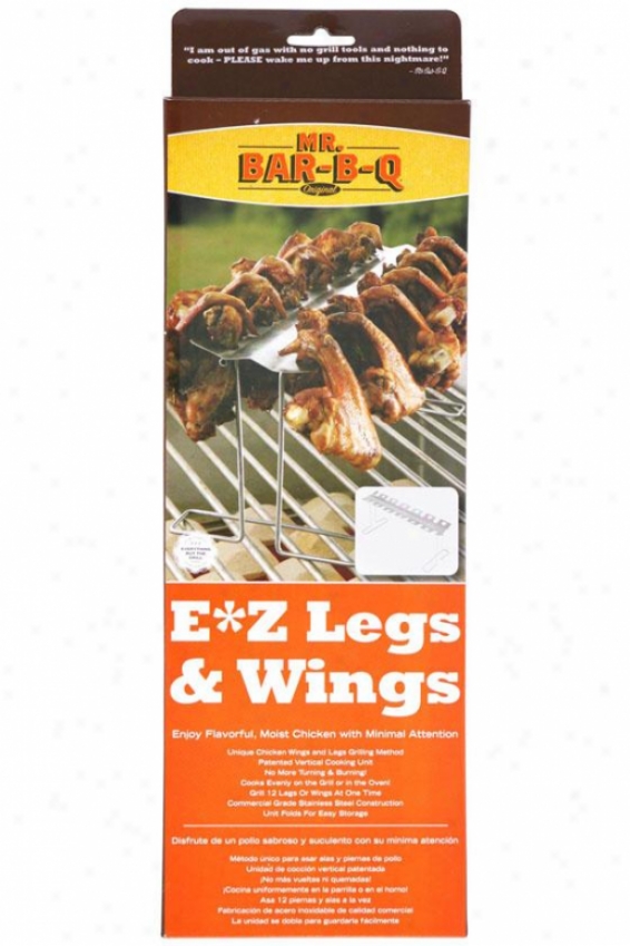 Ez Legs & Wings - 15.74hx5.11wx1., Satinlesa Stell