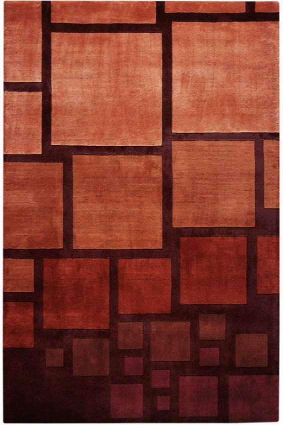 "facade Rug - 7'6""x9'6"", Pumpkin"