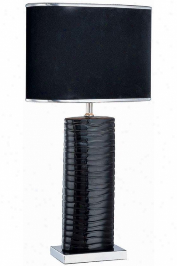 "fantino Table Lamp - 12.25""x22.75"", Black"