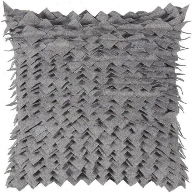 "farlow Pillow - 18""x18"", Gray"