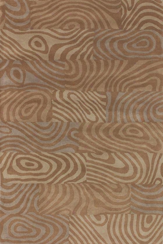 Fingerprint Area Rug - 8'x11', Gold