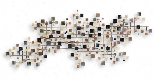 Firmament Wall Sculpture - 51hx20wx4d, Multi